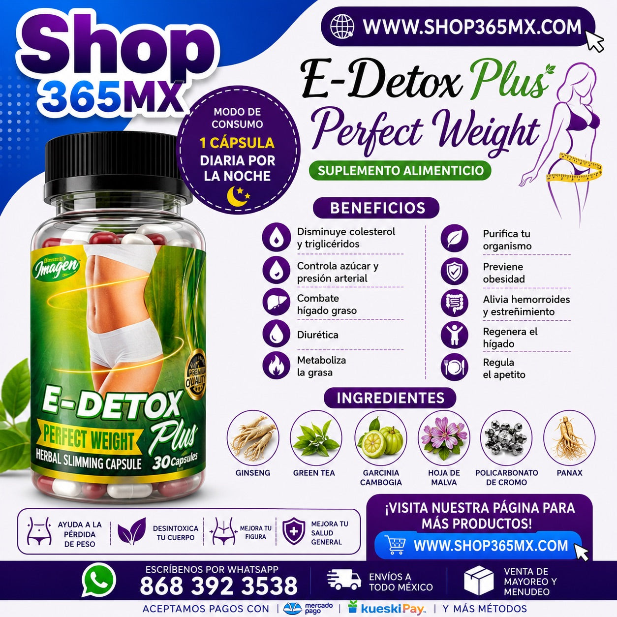 BEAUTY 911 + EDETOX PLUS MAYOREO