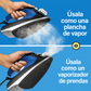 Hamilton Beach Plancha y Vaporizador 2 en 1, Negro y Plateado, Modelo 14525