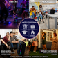 OKKO Altavoz Bluetooth Portátil Sonic Bass V4: Altavoz Inalámbrico para Fiestas con Graves Profundos, Altavoz Karaoke con Puerto para Micrófono, Luces LED, Altavoz Recargable Portátil para Exteriores
