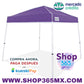 El toldo con patas inclinadas Easy Shade de 3 m x 3 m de Academy Sports + Outdoors