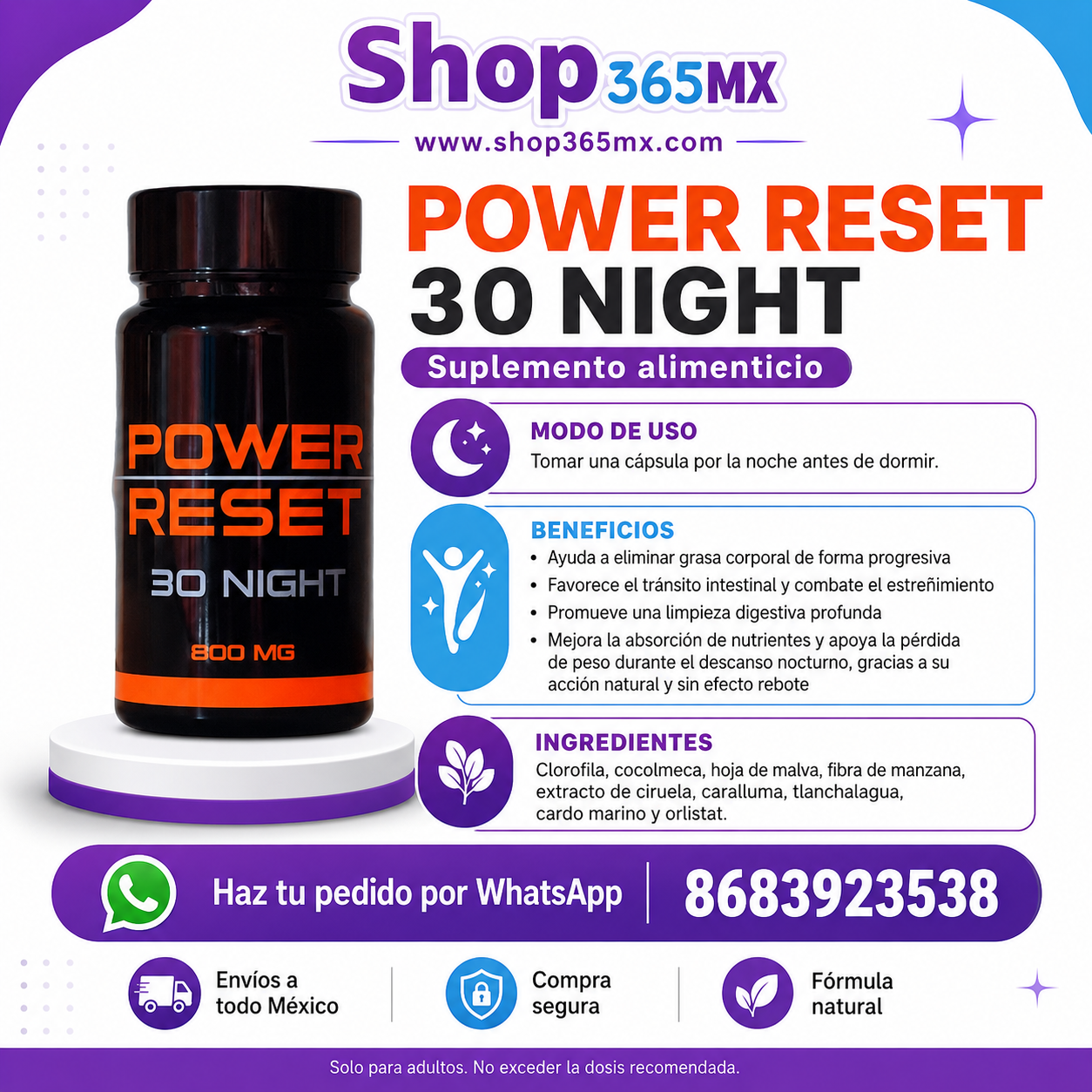 Power Reset 30 Night