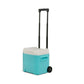 Igloo Hielera Rígida de 16 QT Laguna con Ruedas, Azul Aqua