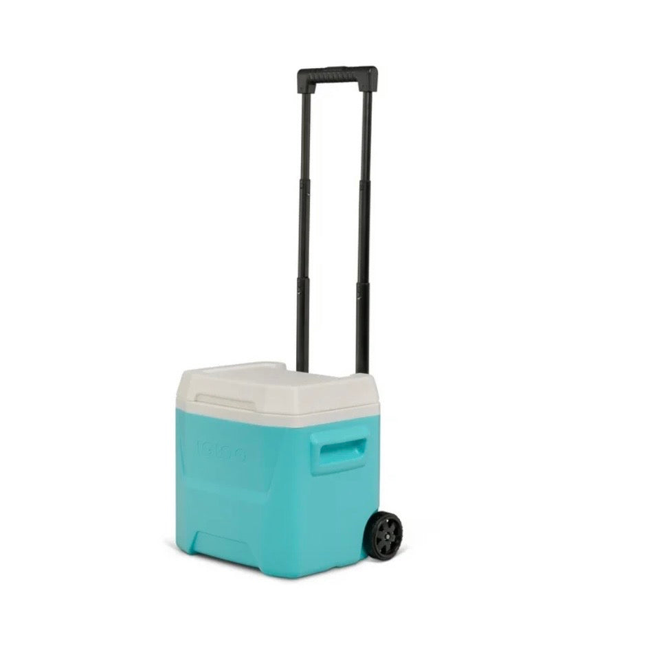 Igloo Hielera Rígida de 16 QT Laguna con Ruedas, Azul Aqua
