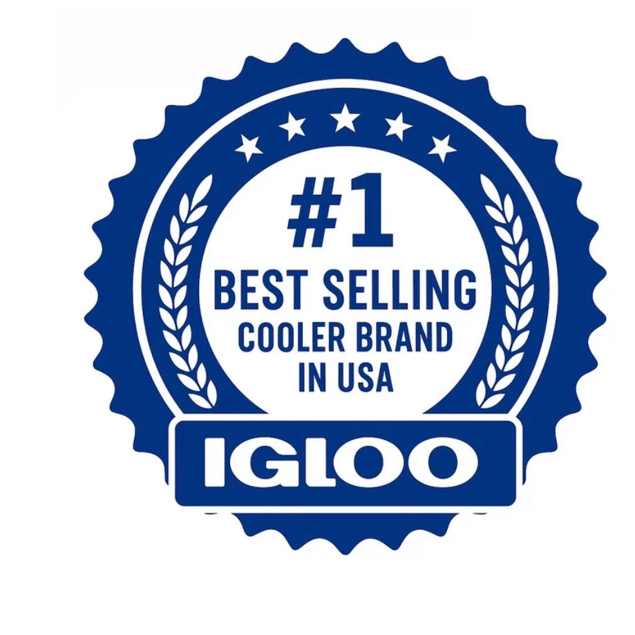 Igloo Hielera Rígida de 16 QT Laguna con Ruedas, Azul