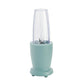Mainstays Juego de Licuadora de 10 Piezas, Verde Salvia, 300W, con 3 Frascos (10oz, 16oz, 18oz), 2 Tapas para Beber, Cuchilla de Acero Inoxidable