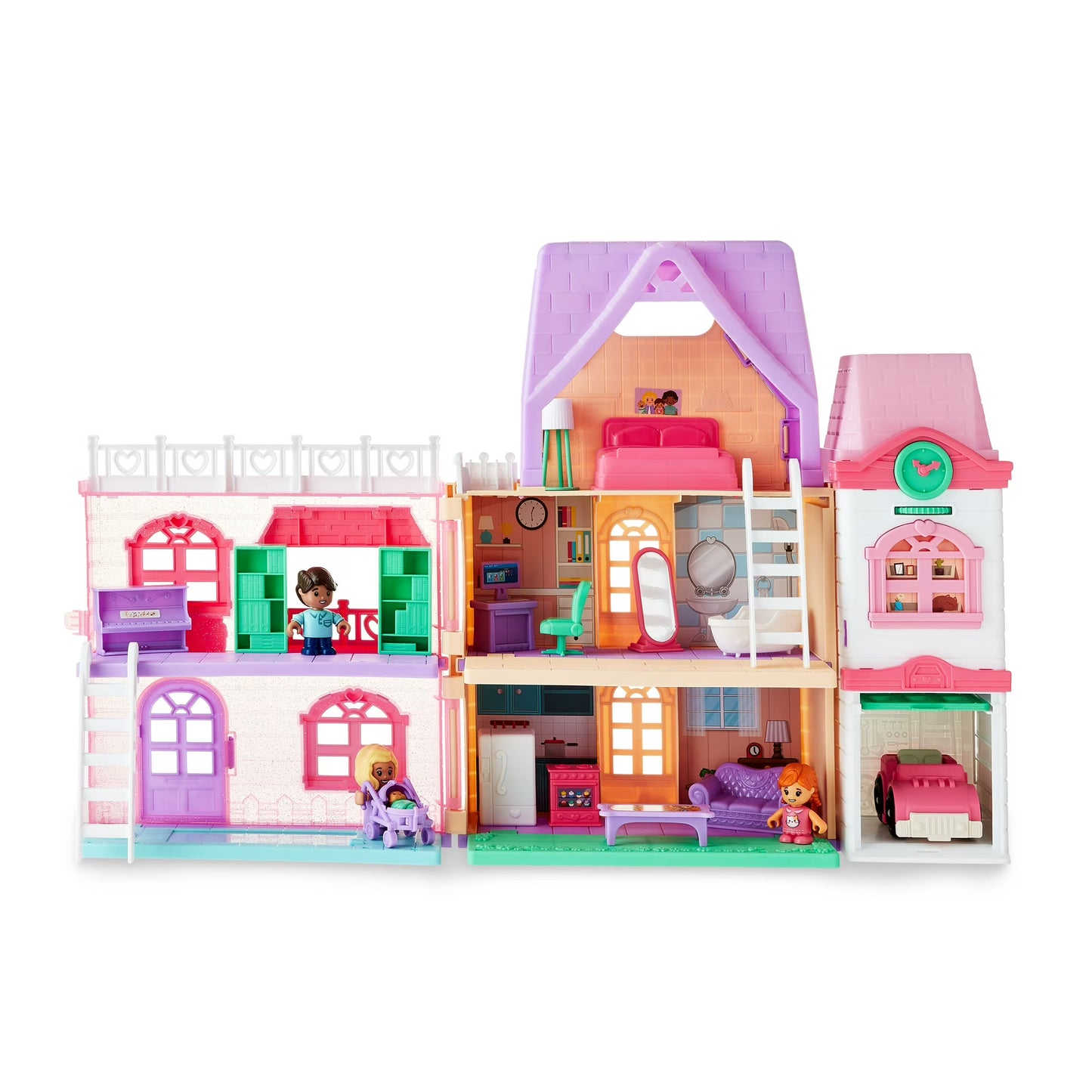 Kid Connection Doll House Set de Juego, 28 Piezas
