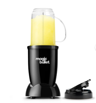 Magic Bullet Mini 14 oz Batidora personal compacta plateada/negra