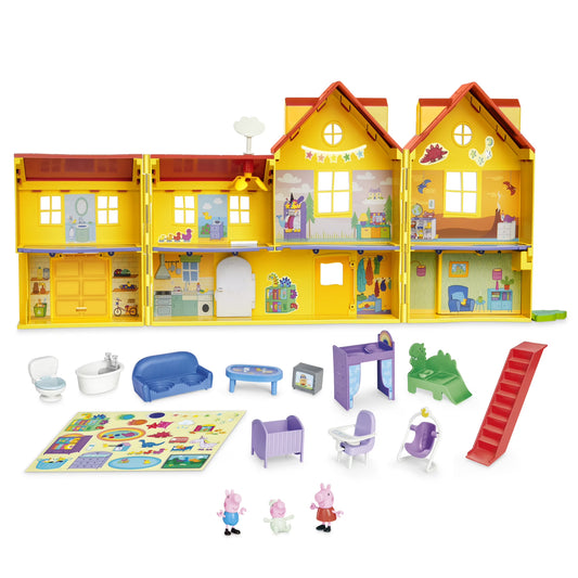 Peppa Pig Toys Casa Familiar Big de Peppa con Juegos para Bebés, Niñas y Niños, 3+
