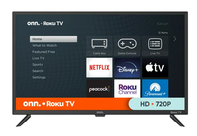 Onn.32" Roku TV Led HD 720P