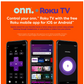 Onn.32" Roku TV Led HD 720P