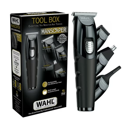 Wahl Manscaper Caja de Herramientas Recortadora Recargable para Recortar, Afeitar y Detallar para Hombre - 3024523
