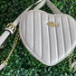 A BOLSA COACH BLANCA CORAZON