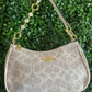A BOLSA COACH GRIS BLANCO