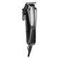 Andis Ultra Kit de Cortapelos Clip con Cable de 10 Piezas, Negro / Plateado