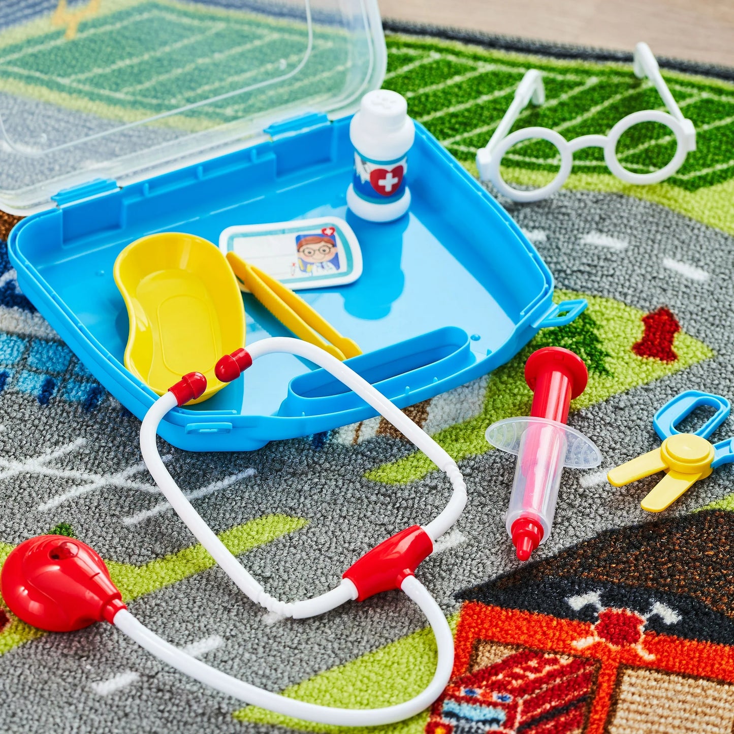 Kid Connection Doctor Funda, 9 Piezas, Juguetes de Plástico para Niños Pequeños