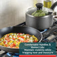 T-fal Iniciativas Nonstick Cookware Set, 6 Piezas, Ollas y Sartenes, Gris