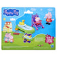 Peppa Pig Juguetes Peppa y Evie's Park Juego Divertido con 2 Figuras, Juguetes Preescolares, 3+