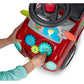 Radio Flyer Busto Ocupado Push Walker & Ride-on 3 en 1 con Funciones Interactivas, Rojo