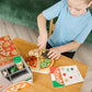 Melissa & Doug Parte Superior y Hornear Pizza de Madera Juego Contador (41 Pzas) - FSC Certificado