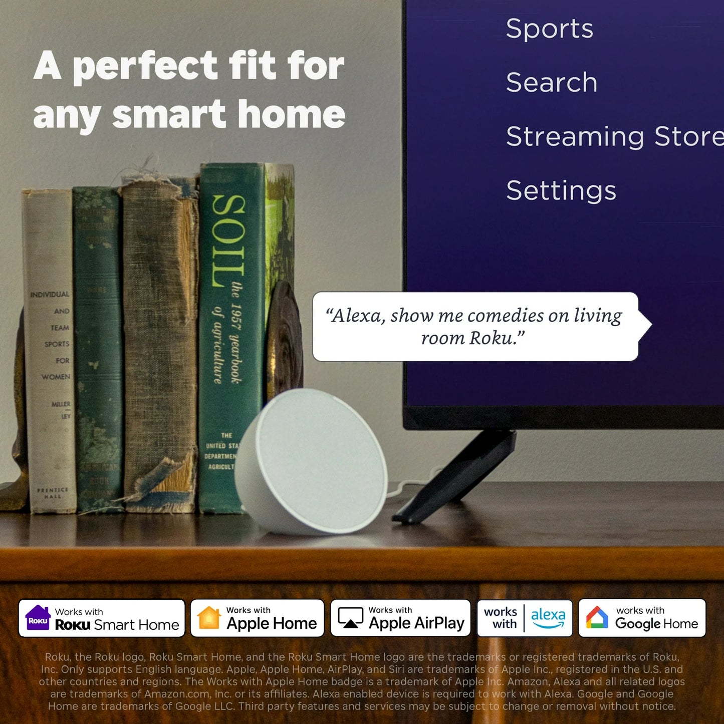 Roku Streaming Stick 2025 - Dispositivo de Streaming HD Roku para Televisión con Control Remoto por Voz - Televisión Gratuita y en Vivo