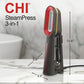 CHI SteamPress Vaporizador de Ropa de Mano 3 en 1 para Ropa, Vaporizador de Viaje y Plancha, Negro