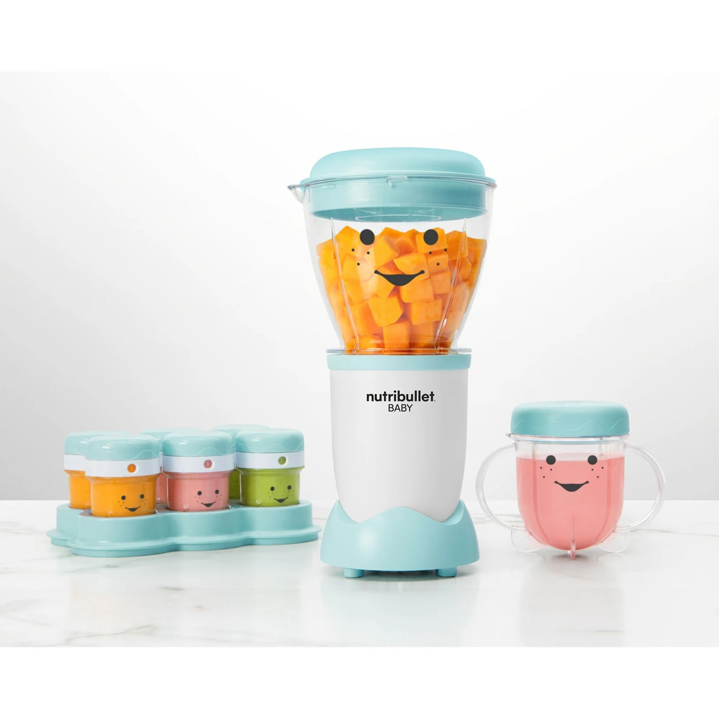 Nutribullet Batidora de Alimentos para Bebés NBY10100 – Azul / Blanco