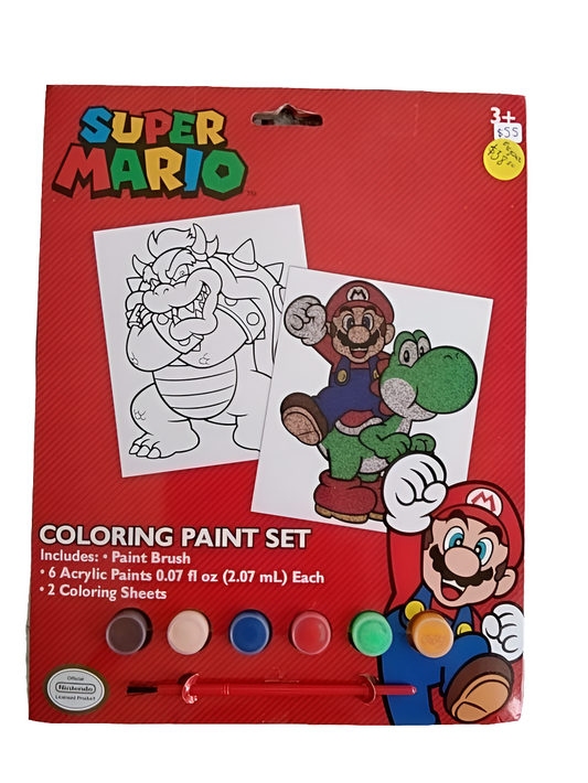 Set de pintura superior Mario bros