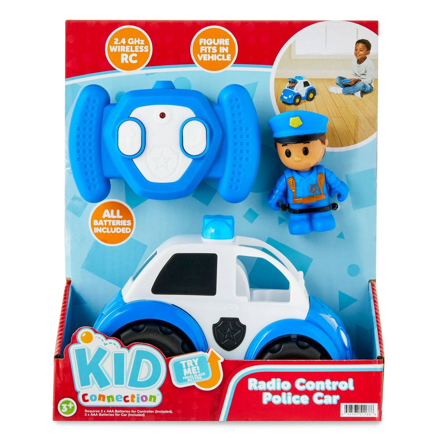 Kid Connection Auto Control Radio Police
