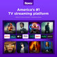 Roku Expreso 4K Reproductor de Streaming HD/4K/HDR con Control Remoto Estándar con Botones de Acceso Directo
