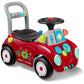 Radio Flyer Busto Ocupado Push Walker & Ride-on 3 en 1 con Funciones Interactivas, Rojo