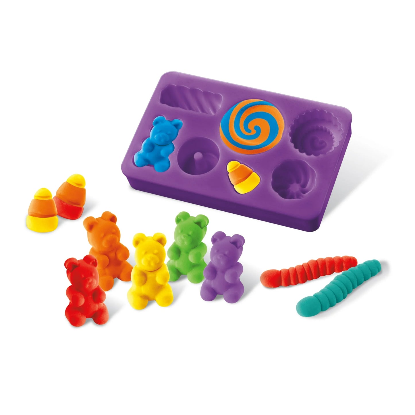 Cra-Z-Art Softee Dough Kit de 11 Piezas para Hacer Dulces Arcoíris Masa Multicolor para Edades de 3 Años en Adelante