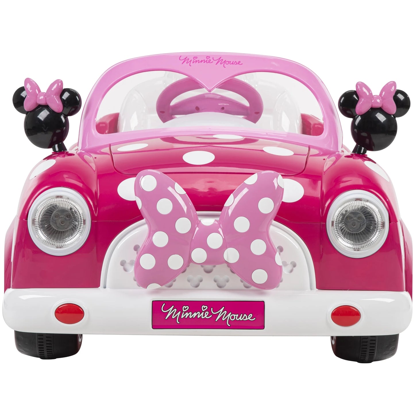 Auto de Paseo a Batería Huffy Disney Minnie Mouse de 6 V, para Niños a Partir de 3 Años - Rosa, una Unidad