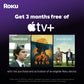 Roku Expreso 4K Reproductor de Streaming HD/4K/HDR con Control Remoto Estándar con Botones de Acceso Directo