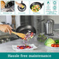 Mainstays Juego de Ollas y Sartenes de Aluminio Antiadherentes de 7 Piezas, Verde