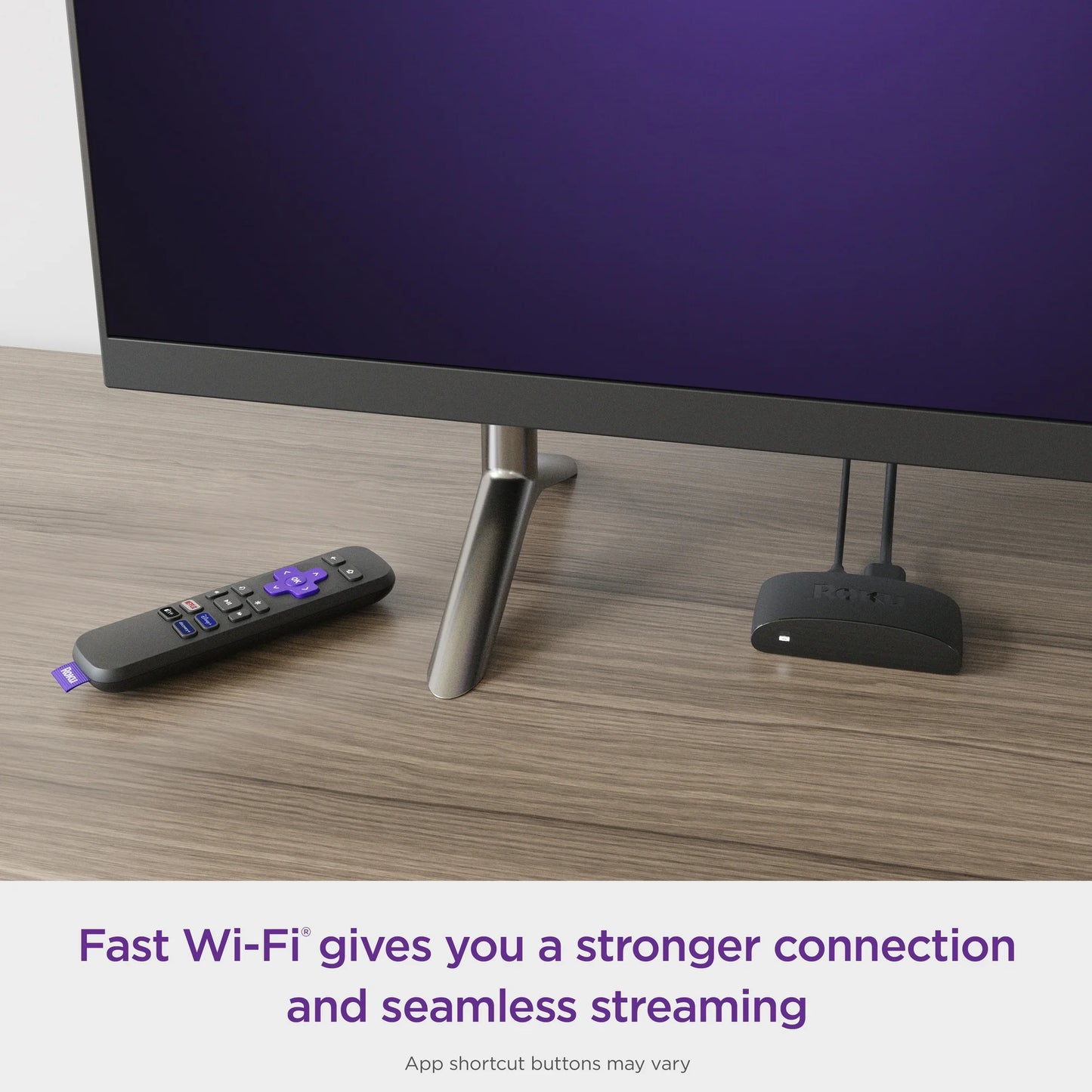 Roku Expreso 4K Reproductor de Streaming HD/4K/HDR con Control Remoto Estándar con Botones de Acceso Directo
