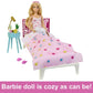 Barbie Juego de Muñeca y Dormitorio, Muebles Barbie con Más de 20 Piezas de Narración