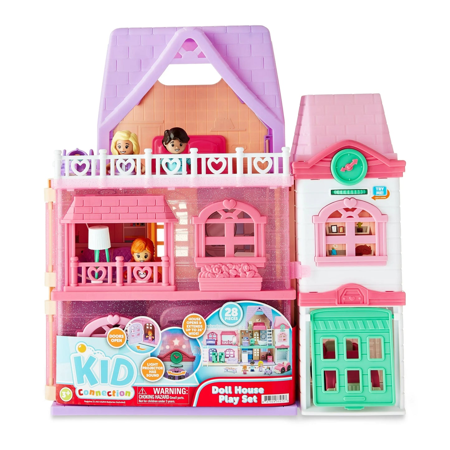 Kid Connection Doll House Set de Juego, 28 Piezas