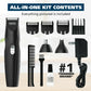 Wahl Barba Recargable Todo en uno, Bigote, Recortador de Detalles para Hombre, Negro, 05644