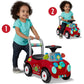 Radio Flyer Busto Ocupado Push Walker & Ride-on 3 en 1 con Funciones Interactivas, Rojo