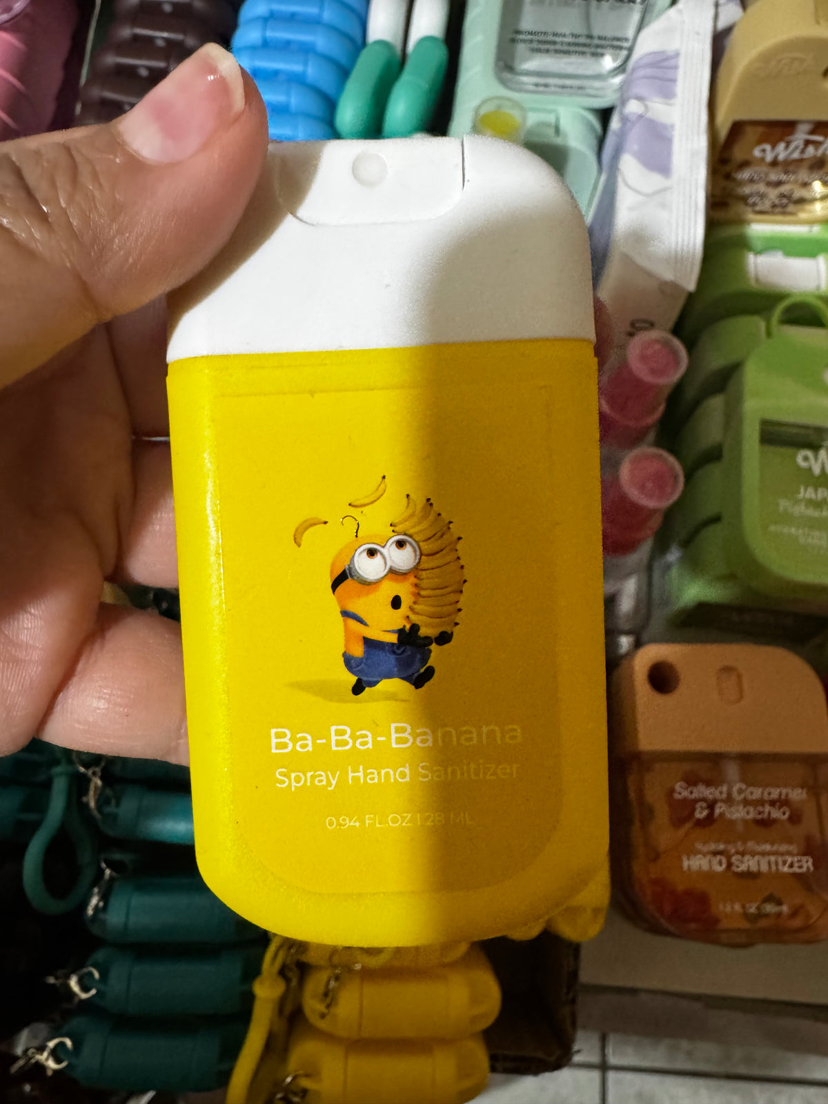Spray Sanitizante para Manos Minions Ba-Ba-Banana, 28 ml