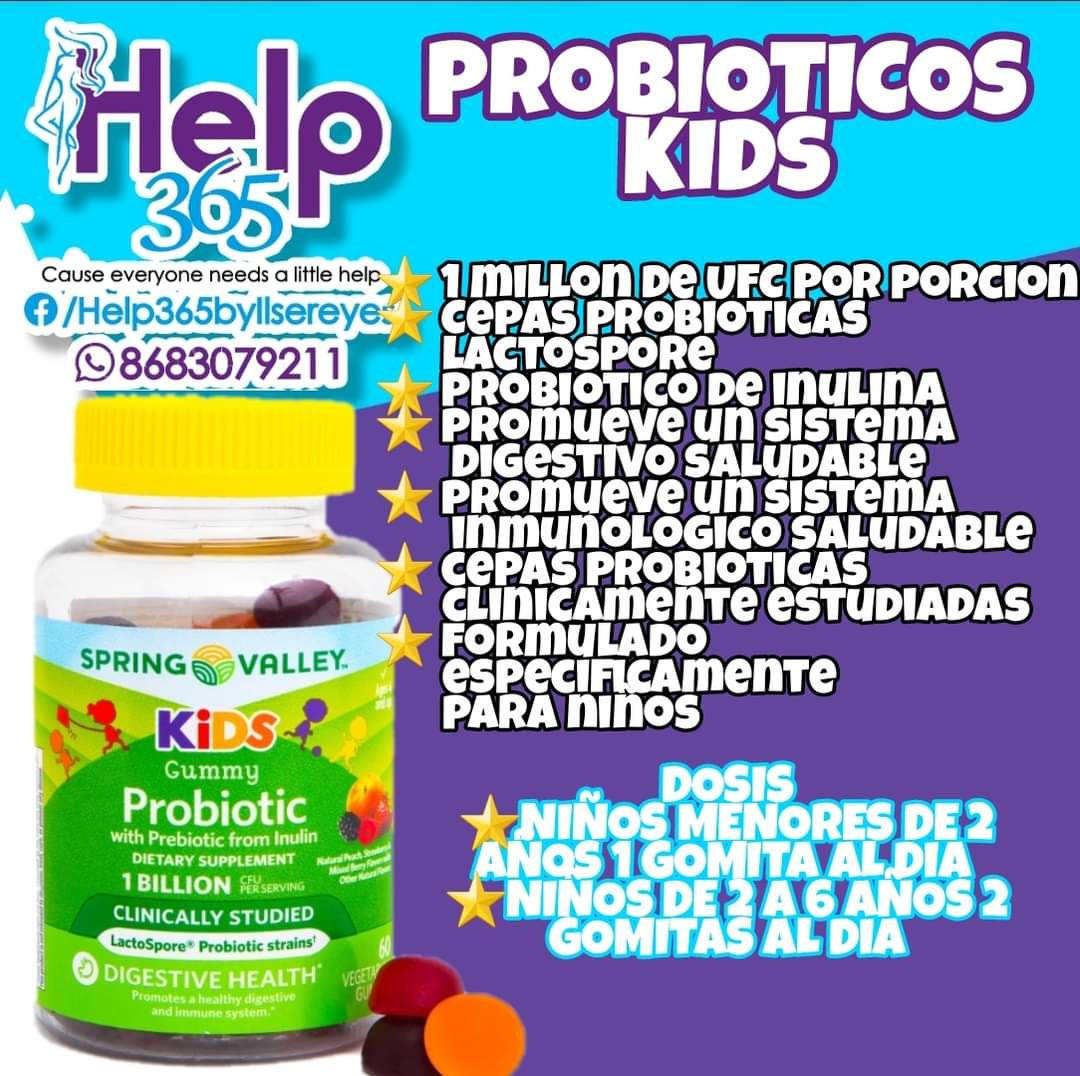 Probioticos kids Spring Valley