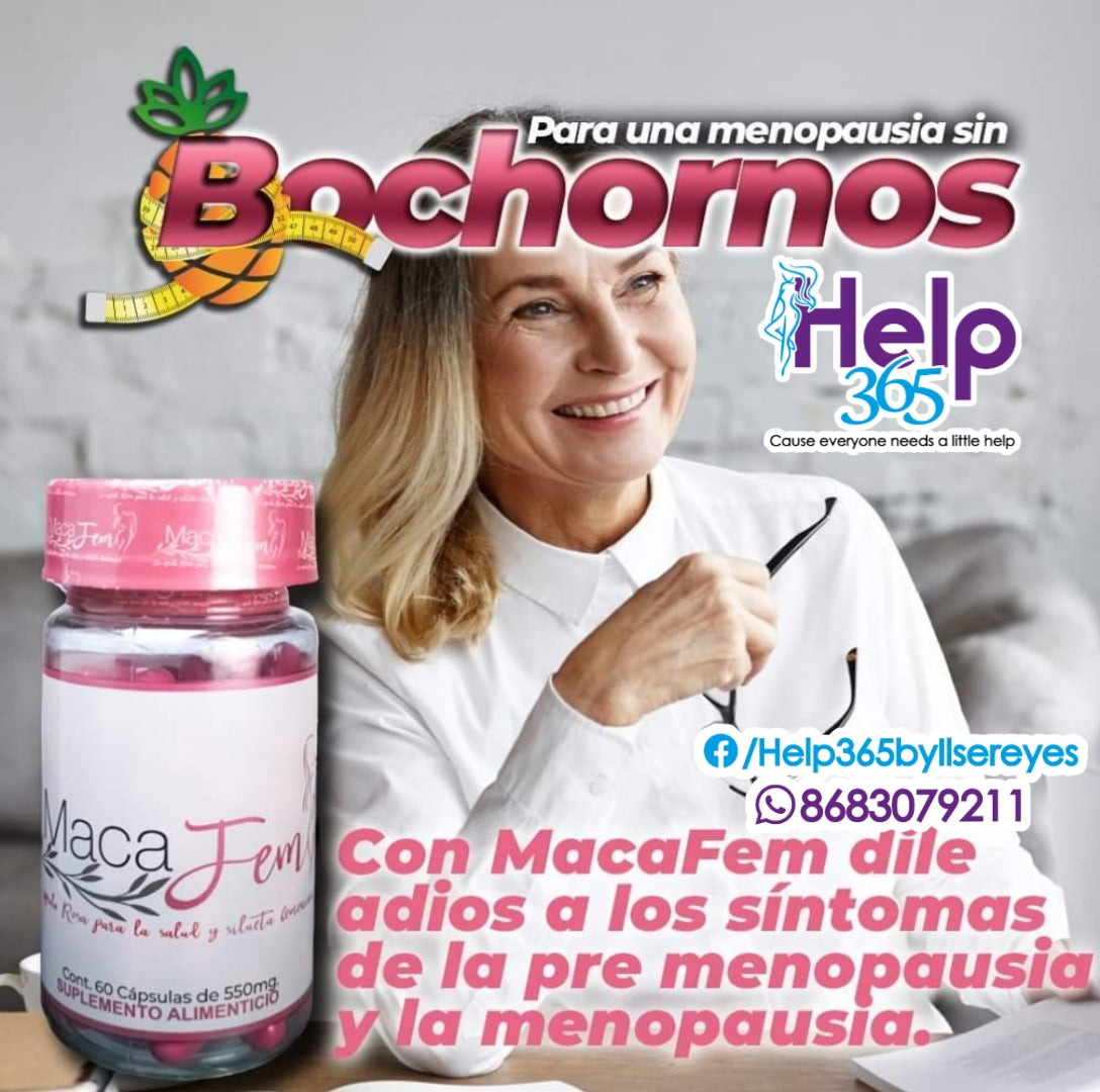 Macafem la capsula rosa para la salud y silueta femenina