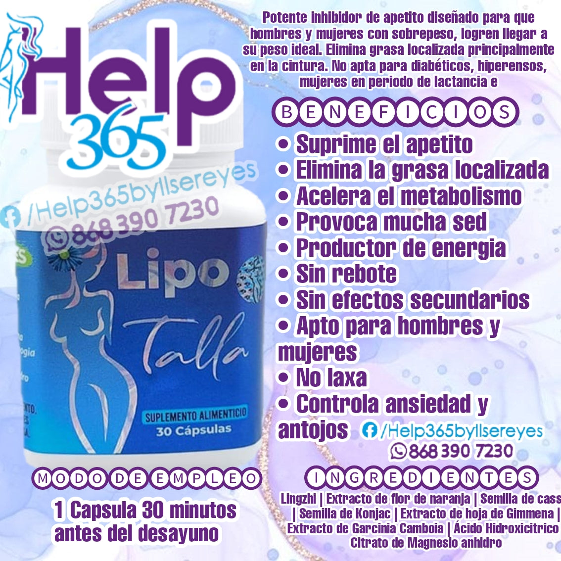 Lipotalla Blue Loss Size + Lipotalla Cafe